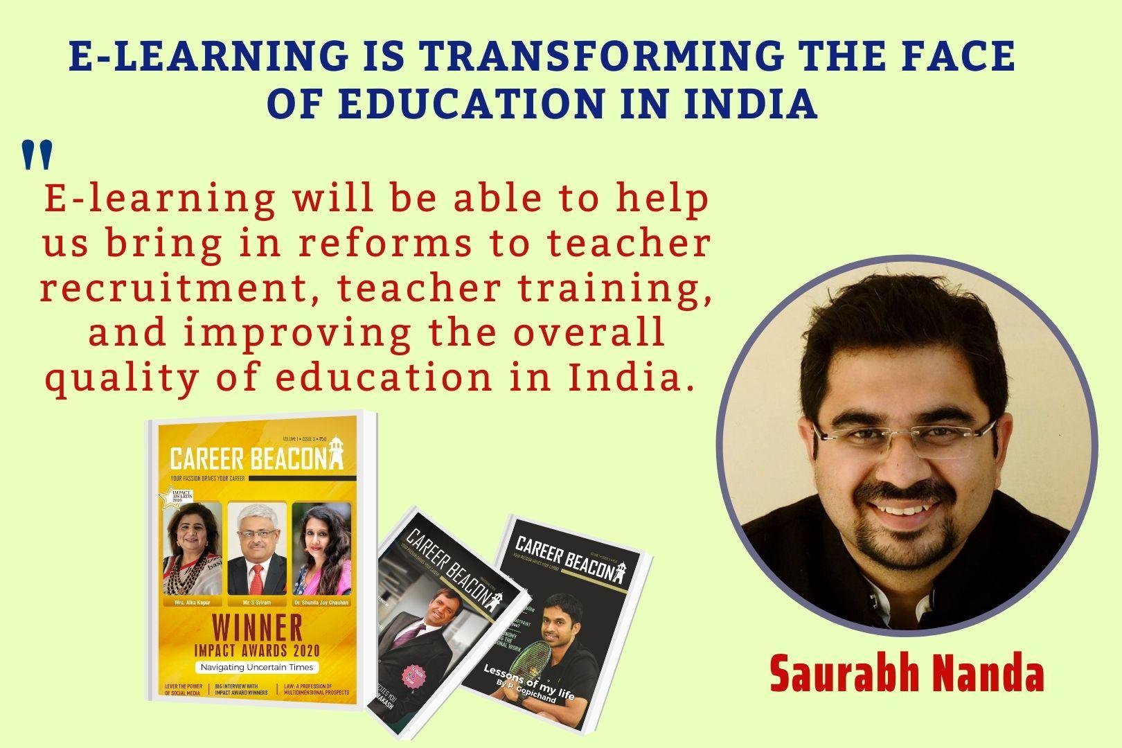 E-Learning is Transforming the Face of Education in India