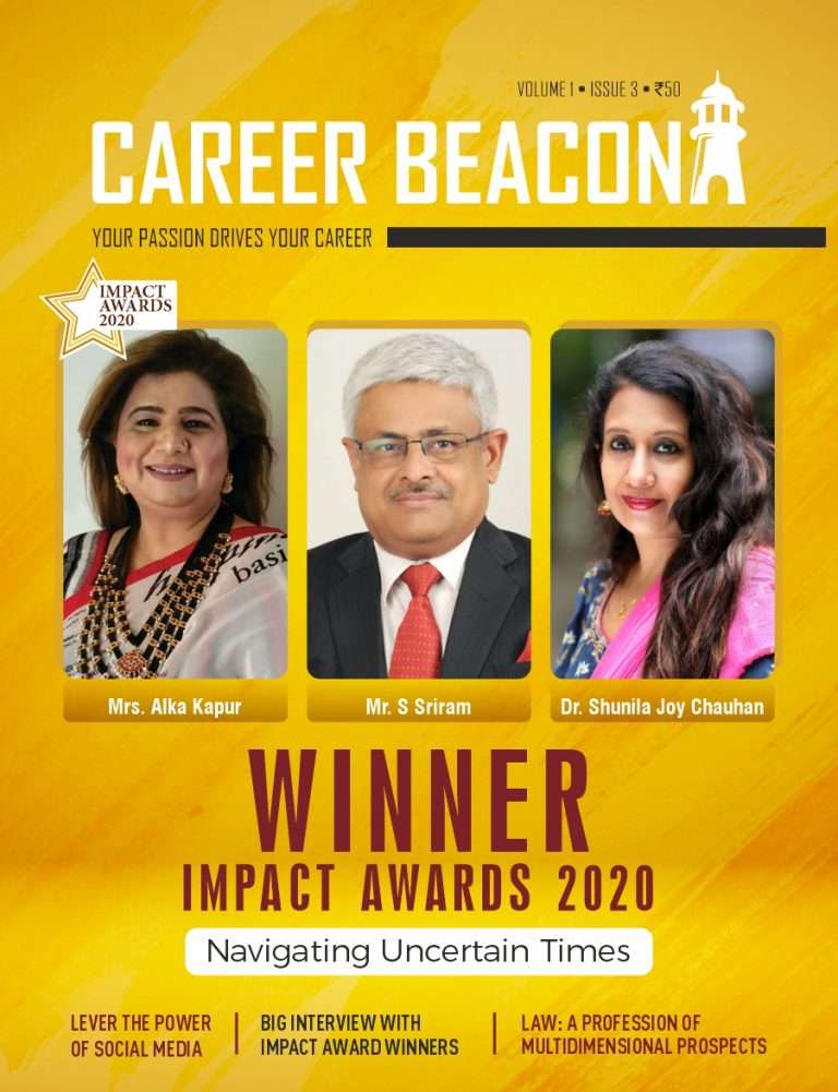 Career Beacon Issue 3 cover: Impact Awards 2020