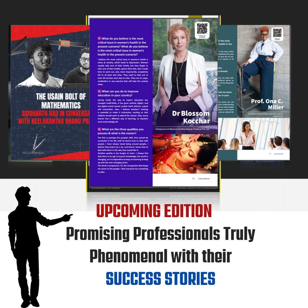 Promising professionals truly phenomenal with their success stories.