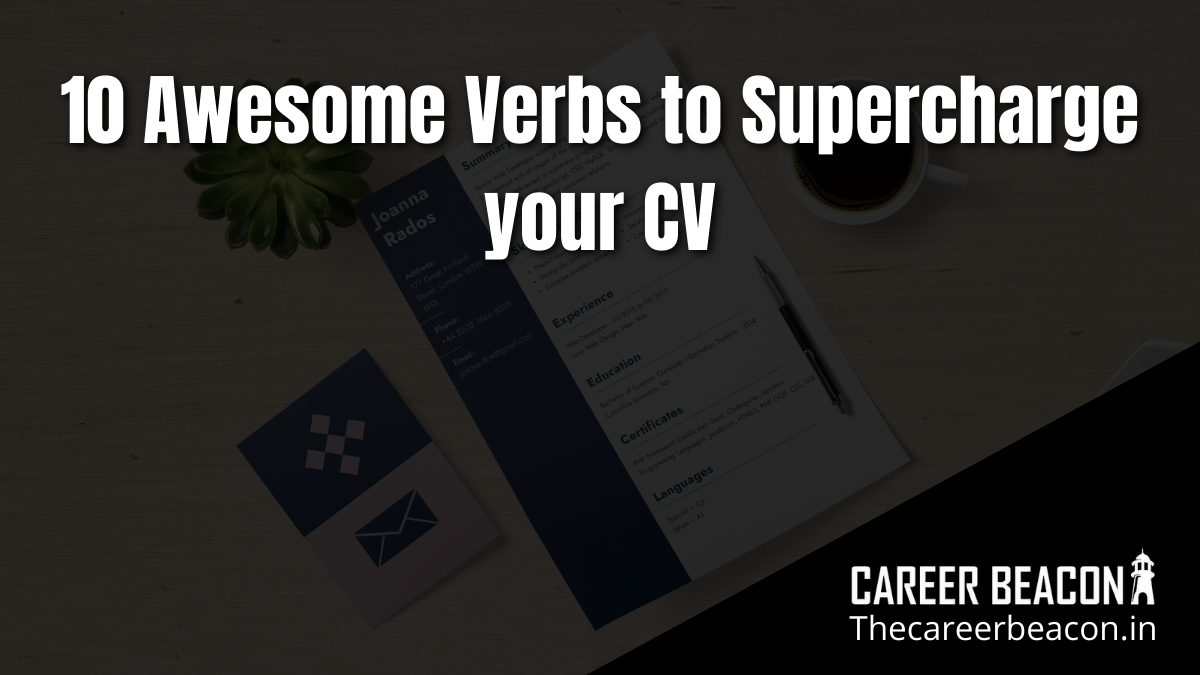 10 Awesome Verbs to Supercharge Your CV