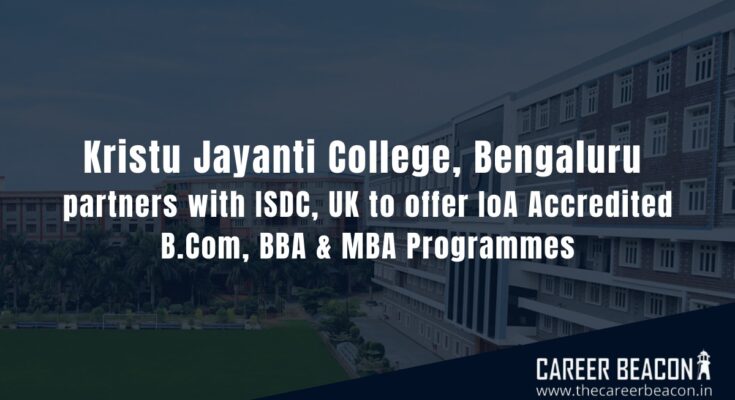 Kristu Jayanti College, Bengaluru partners with ISDC
