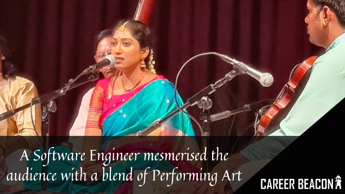 An engineer by profession with a passion for Music and Dance