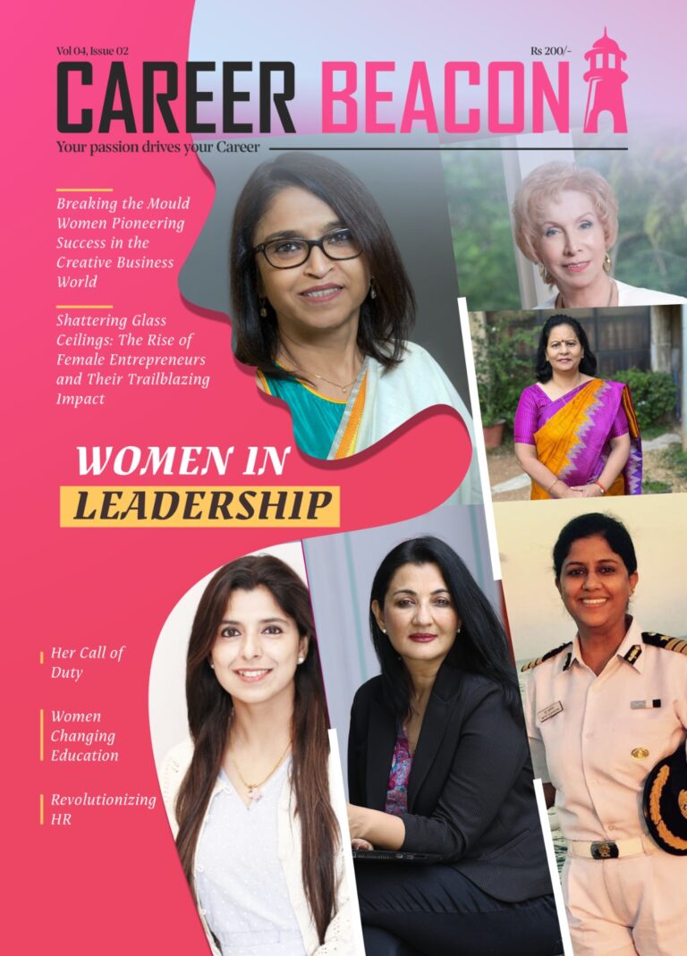 Career Beacon Mar 2023 cover: Women in Leadership