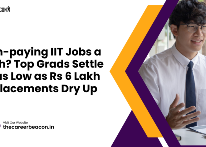 High-paying IIT Jobs a Myth? Top Grads Settle for as Low as Rs 6 Lakh as Placements Dry Up