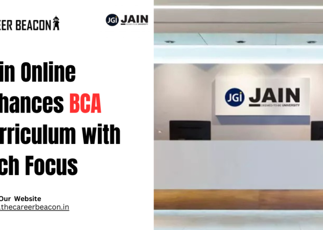 JAIN Online Enhances BCA Curriculum with Tech Focus