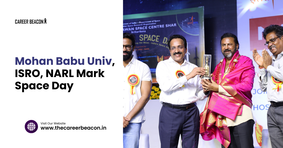 Mohan Babu Univ, ISRO, NARL Mark Space Day