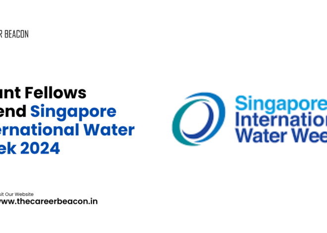 Anant Fellows Attend Singapore International Water Week 2024