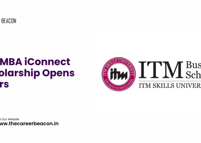 ITM MBA iConnect Scholarship Opens Doors