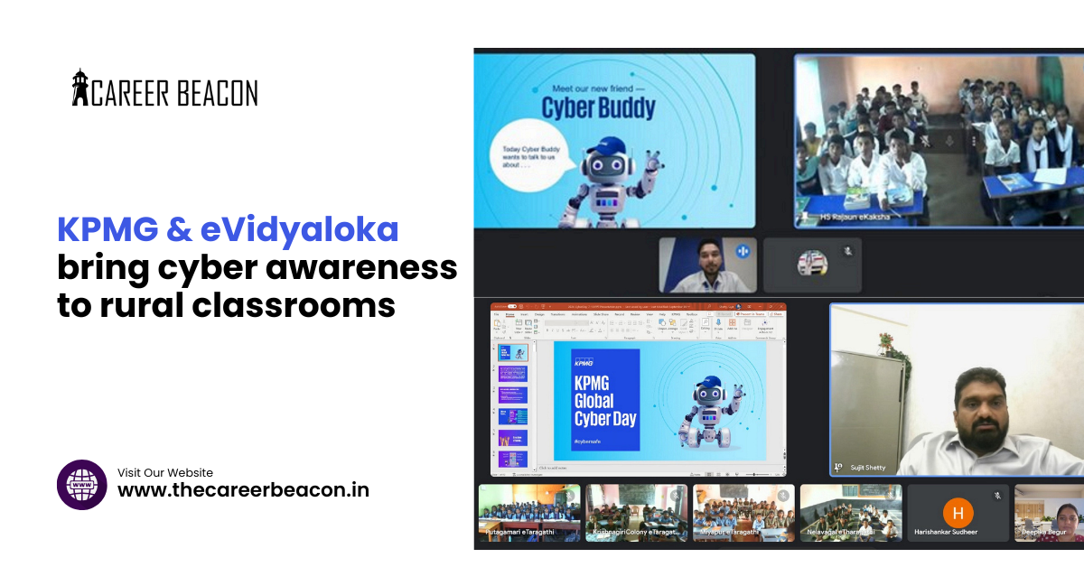 KPMG & eVidyaloka bring cyber awareness to rural classrooms