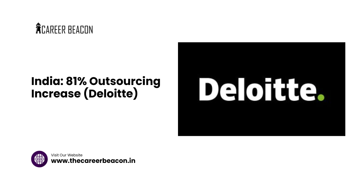 India: 81% Outsourcing Increase (Deloitte)