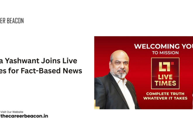 Rana Yashwant Joins Live Timesfor Fact-Based News
