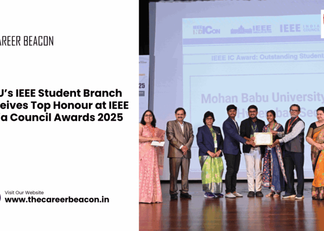 MBU’s IEEE Student Branch Receives Top Honour at IEEE India Council Awards 2025