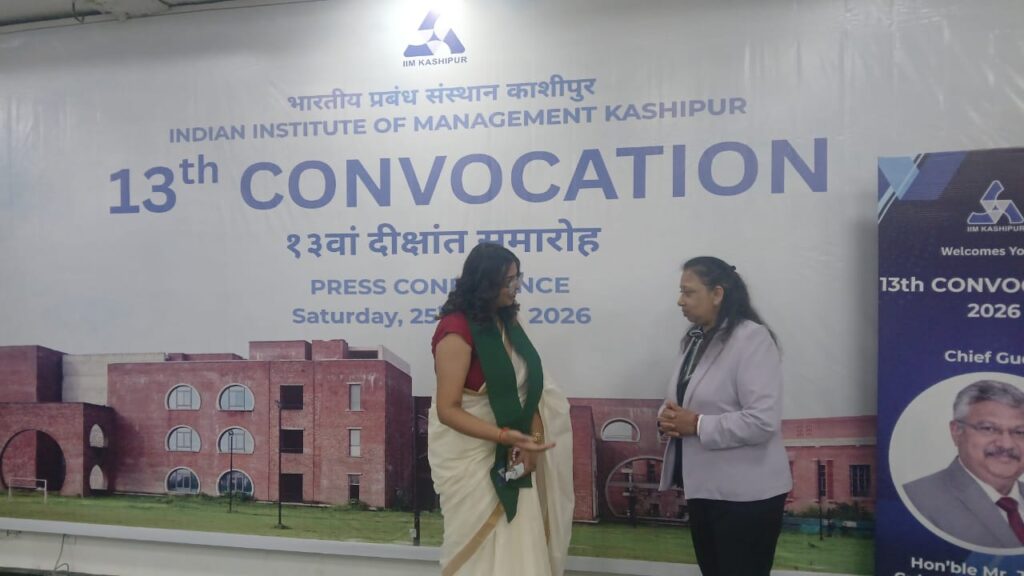 Srishti Singh Graduates with 9.40 CGPA at 13th Convocation of Indian Institute of Management Kashipur