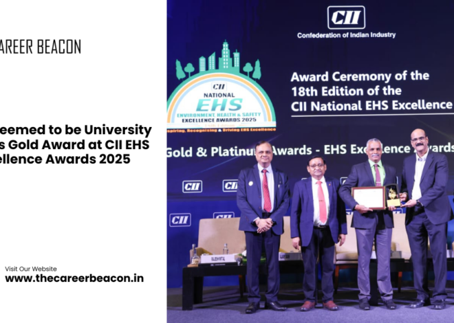 KL Deemed to be University Wins Gold Award at CII EHS Excellence Awards 2025