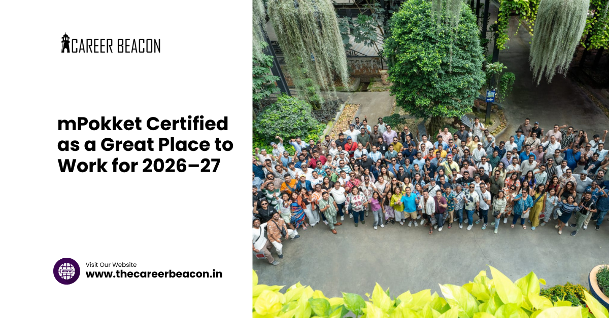 mPokket Certified as a Great Place to Work for 2026-27