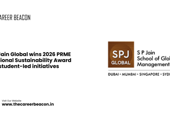 SP Jain Global wins 2026 PRME Regional Sustainability Award for student-led initiatives