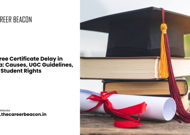 Degree Certificate Delay in India: Causes, UGC Guidelines, and Student Rights