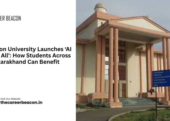 Doon University Launches ‘AI for All’: How Students Across Uttarakhand Can Benefit