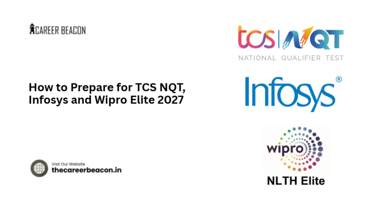 How to Prepare for TCS NQT, Infosys and Wipro Elite 2027