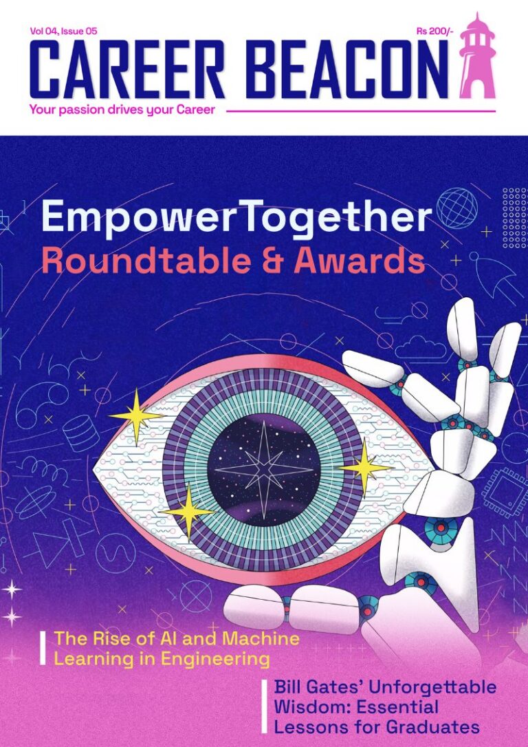 Career Beacon May 2024 cover: EmpowerTogether: Roundtable & Awards
